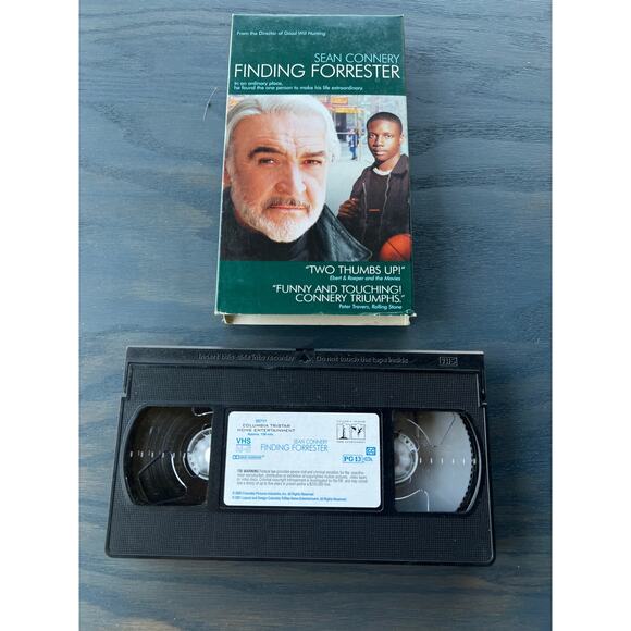Finding Forrester Sean Connery Drama Movie Vintage 2000 VHS Tape Pre-Loved - Picture 3 of 4